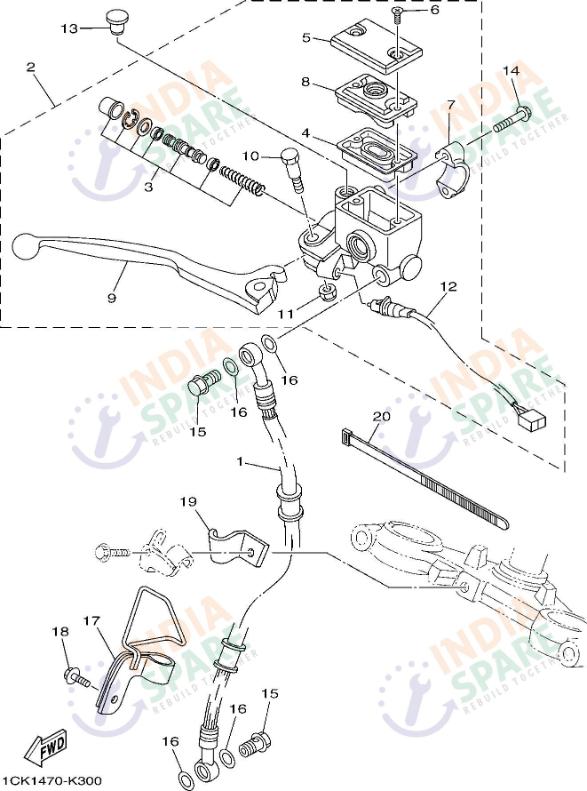 FRONT MASTER CYLINDER